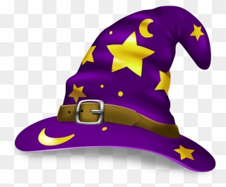 Adding Shadows And Highlights In Photoshop - Purple Wizard Hat Png Clipart