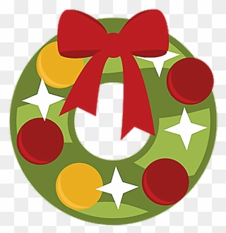 Happy Holidays Xmas Christmas Wreath Freetoedit - Happy Holidays Christmas Card Clip Art - Png Download