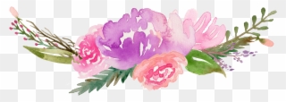 Watercolour Flowers Painting Drawing - Watercolour Flowers Clip Art Png Transparent Png