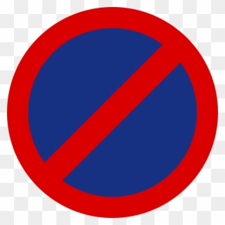 Mauritius Road Signs - No Parking Symbol Blue Png Clipart