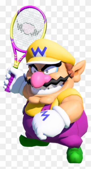 Smash Clipart Tennis - Mario Tennis Aces Wario - Png Download