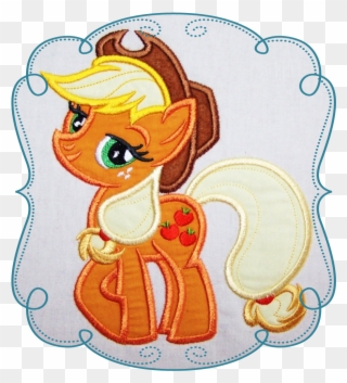 My Little Pony Applique Machine Embroidery Design Pattern-instant - Embroidery Clipart