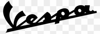 Logo Black Png Pinterest Vespalogoblackpng - Logo Vespa Clipart