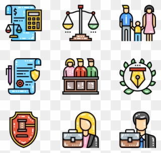 Law & Justice - Web Design Icon Png Clipart