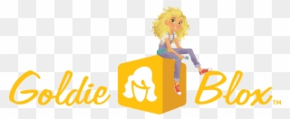 Goldieblox Creates Innovative And Fun Toys For Girls, - Goldie Blox Logo Png Clipart