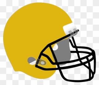 Gold Football Helmet Clipart - Png Download