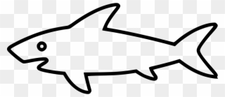 Clipart Shark Bitmap - Shark Svg - Png Download