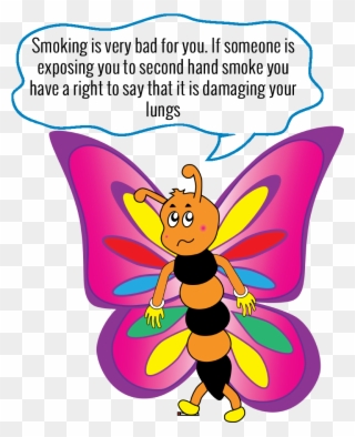 Smoking Is Bad - Asthma Clipart
