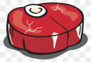 Steak Clipart Circle Bone - Cartoon - Png Download