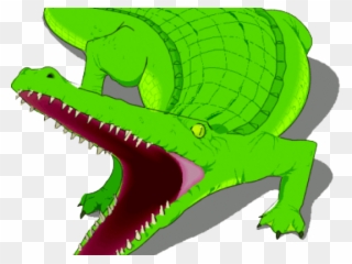 Alligator Clipart Crocodile Mouth - Crocodile Open Mouth Clipart - Png Download