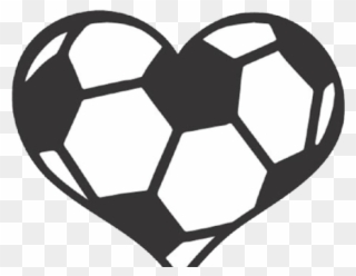 Heart Pictures Clipart Soccer Ball - Soccer Ball Heart Clipart - Png Download