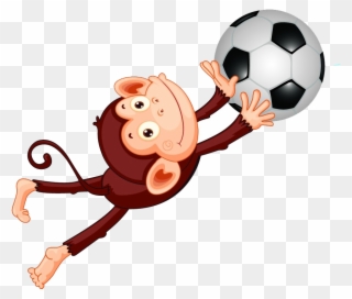Monkey Clipart Soccer - Elongated Toilet Tattoos Monkey Business Toilet Seat - Png Download