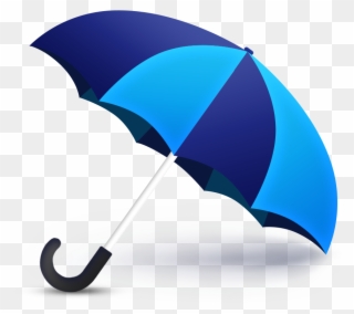 Blue Objects - Blue Umbrella Transparent Clipart