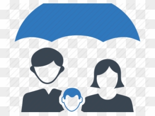 Insurance Clipart Umbrella Clipart - Parents Group Icon - Png Download