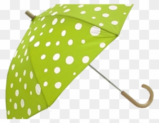 Umbrella Clipart Clear Background - Red Polka Dot Umbrella - Png Download