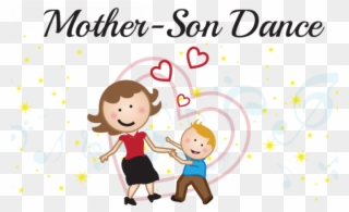 Free Download Child Dance Clipart - Mother & Son Cartoon - Png Download