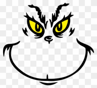 Grinch Face Template Clipart