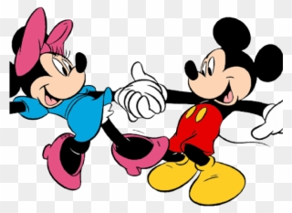 Disney Clipart Dancing - Mickey And Minnie Dancing - Png Download