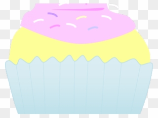 Vanilla Cupcake Clipart Blue Cupcake - Cupcake - Png Download