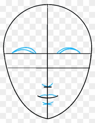 How To Draw Face - Drawing Clipart