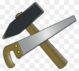 Hammer Saw Clipart - Hammer And Saw Png Transparent Png