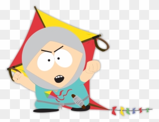 Clipart Kite Five - South Park Fractured But Whole Human Kite - Png Download