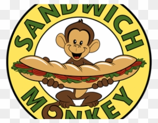 Salami Clipart Pack Lunch - Sandwich Monkey - Png Download