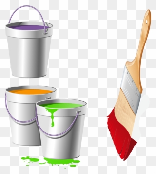 Color Transprent Png Free - Paint Vector Clipart