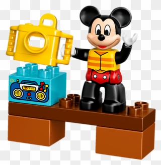 Mickey & Friends Beach House - Lego 10827 Duplo Mickey's Beach Home Clipart
