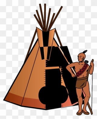 Indian Teepee Clip Art - Png Download