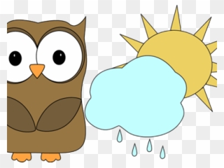 Owl Clipart Creepy - Clipart Classroom Weather Reporter - Png Download