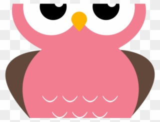 Pink Owl Clipart - Clip Art - Png Download