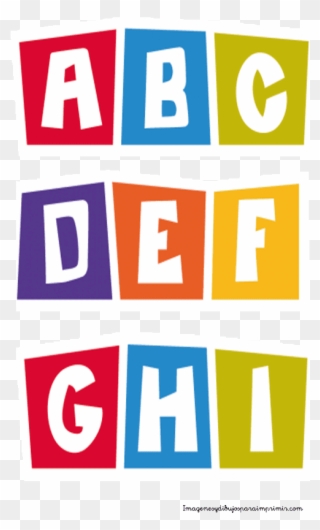 Infant Clipart Alphabet Block - Letras Pocoyo - Png Download