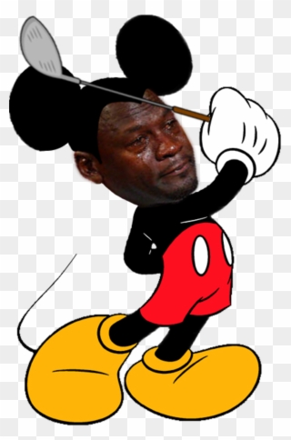 Crying Jordan Face Png - Good Morning Mickey Mouse Meme Clipart
