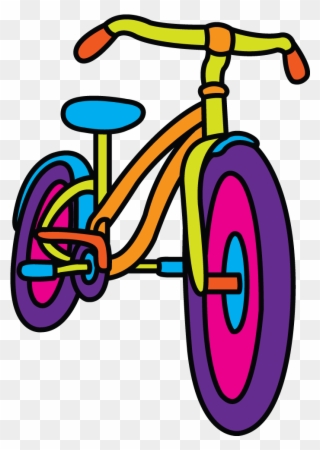 Bicycle Simple Drawing At Getdrawings Com Free - Kids Bike Drawing Clipart