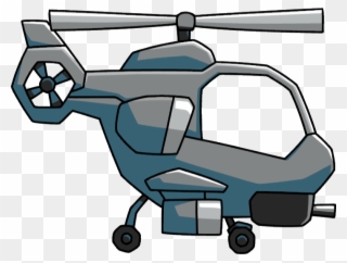 Army Helicopter Clipart Anime - Scribblenauts Unlimited War - Png Download