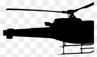 Helicopter Clipart Military Helicopter - Silueta Helicoptero Png ...