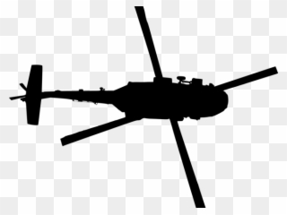Helicopter Clipart Top View - Helicopter Top View Png Transparent Png