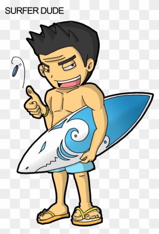 Surfer Dude - August 18 Clipart