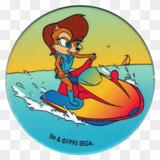 #15 - Sonic The Hedgehog In Beach Sally Clipart