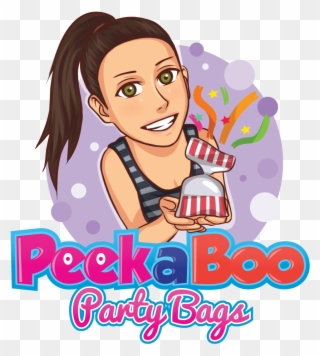 Peekaboo Party Bags - Birthday Clipart
