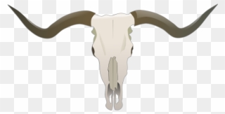 Bull Skull Clip Art Cliparts Co - Longhorn Skull - Png Download