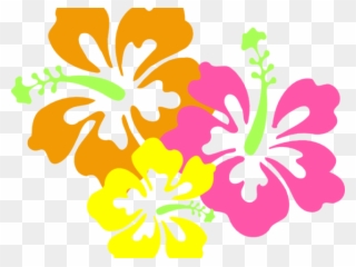 Surfing Clipart Hawaii Theme - Hibiscus Clip Art - Png Download