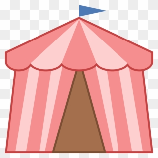 Circus Tent Icon - Carpa De Circo Rosa Png Clipart