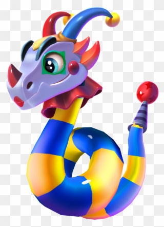 Trickster Dragon - Drawing Clipart