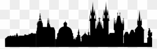 Prague Silhouette - Merkaba Mystery Clipart