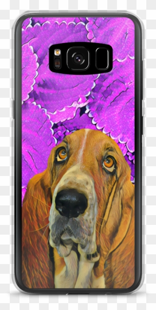 Cute Cell Case With Basset Hound - My Basset Hound Notebook Clipart