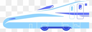 Vector Library Stock Art Of Shinkansen Being Japan - Airplane Clipart