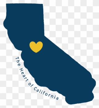The California Capital Valley Is Truly The “heart Of - United States Of America Clipart