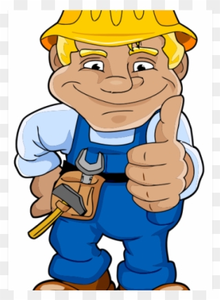 Painting Clipart Construction - Construction Worker Heat Cartoon - Png Download